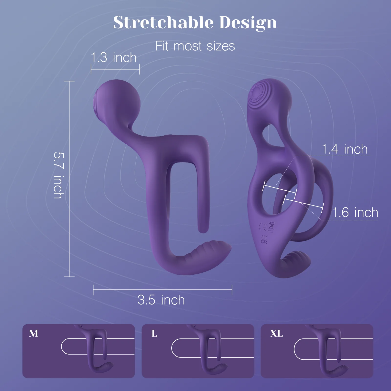 Gemster Couple Ring Purple(Europe) - Image 6